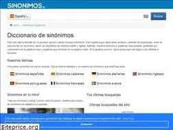 Sites similar to sinonimos.es
