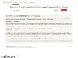 Sites similar to sinonimos.woxikon.cl