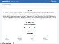 Sites similar to sinonimul.ro