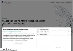 Sites similar to sinope.de