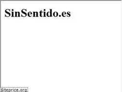 Sites similar to sinsentido.es