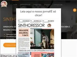 Sites similar to sinthoressor.org.br