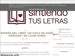 Sites similar to sintiendotusletras.blogspot.com