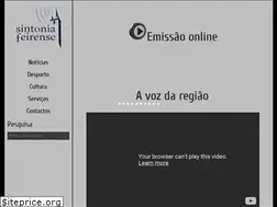 Sites similar to sintoniafeirense.pt