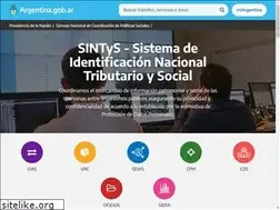 Sites similar to sintys.gob.ar