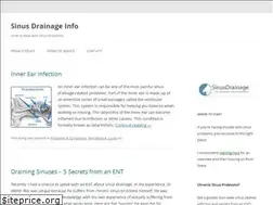 Sites similar to sinusdrainageinfo.com