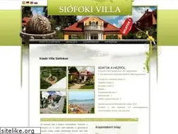 Sites similar to siofokvilla.hu