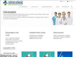 Sites similar to siokorhaz.hu