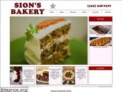 Sites similar to sionsbakery.com