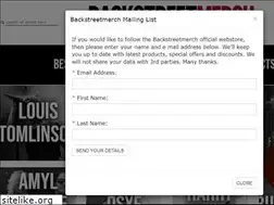 Sites similar to siouxsieandthebanshees.backstreetmerch.com