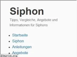 Sites similar to siphon-kaufen.de