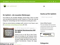 Sites similar to sir-apfelot.de