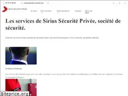 Sites similar to sirius-securite.com