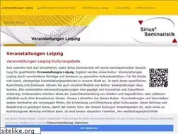 Sites similar to sirius-seminaristik.de