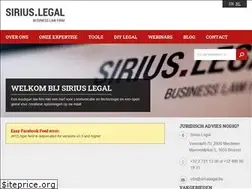 Sites similar to siriuslegaladvocaten.be