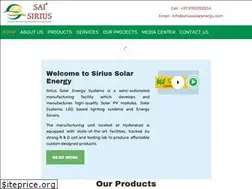Sites similar to siriussolarenergy.com