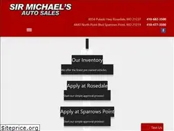Sites similar to sirmichaelsautosales.com