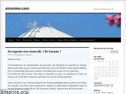Sites similar to sironimo.com
