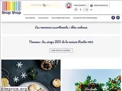 Sites similar to siropshop.com