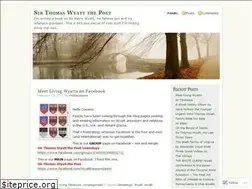 Sites similar to sirthomaswyatt.com