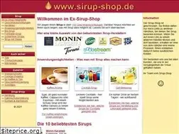 Sites similar to sirup-shop.de