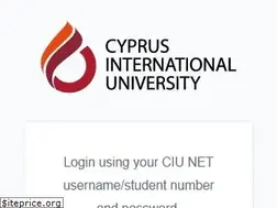 Sites similar to sis.ciu.edu.tr