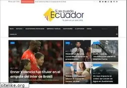 Sites similar to sisepuedeecuador.com