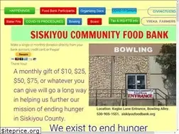 Sites similar to siskiyoufoodbank.org