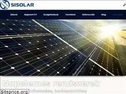 Sites similar to sisolar.hu