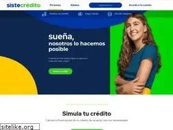 Sites similar to sistecredito.com
