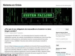 Sites similar to sistemaencrisis.es