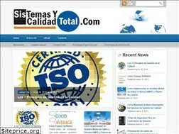 Sites similar to sistemasycalidadtotal.com