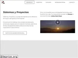Sites similar to sistemasyproyectos.com