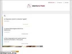 Sites similar to sistemiamolitalia.it