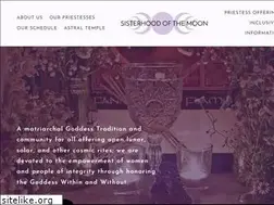 Sites similar to sisterhoodofthemoon.org
