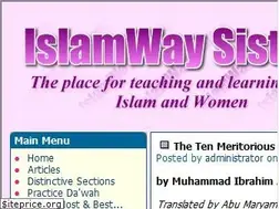 Sites similar to sisters.islamway.com