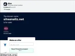 Sites similar to siteanaliz.net
