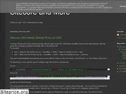 Sites similar to sitecoreandmore.blogspot.com