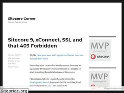 Sites similar to sitecorecorner.com