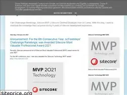 Sites similar to sitecorefootsteps.blogspot.com