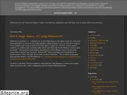 Sites similar to sitecorepromenade.blogspot.com