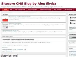 Sites similar to sitecoresupport.blogspot.com