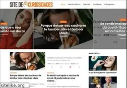 Sites similar to sitedecuriosidades.com