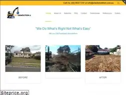 Sites similar to sitedemolition.com.au