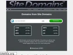Sites similar to sitedomains.com
