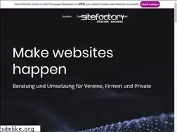 Sites similar to sitefactory.ch