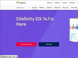 Sites similar to sitefinity.com