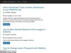 Sites similar to sitefinitydevelopment.com
