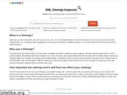 Sites similar to sitemapinspector.com