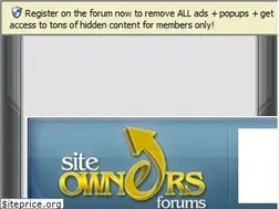 Sites similar to siteownersforums.com